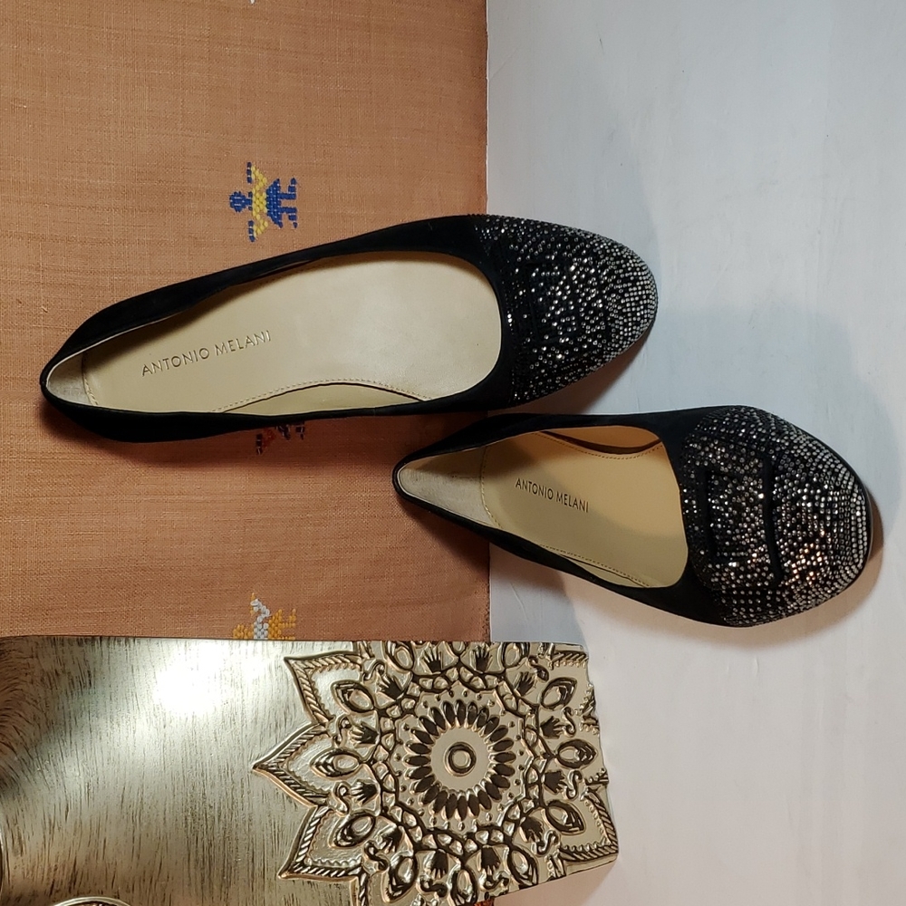 Antonio Melani Black Flats